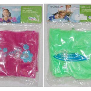NWT Speedo Basic Armbands, 2 Pairs, Age 2-12